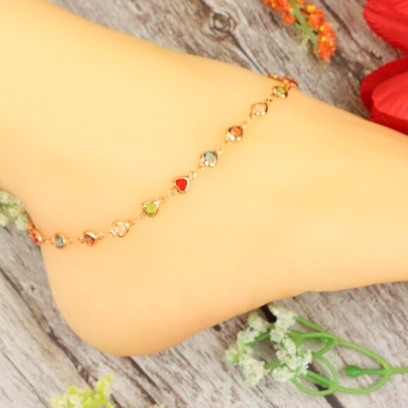 "Dainty Anklet for Women – Elegant Everyday Jewelry & Perfect Gift | MLCRC1307 - Picture 3 of 10